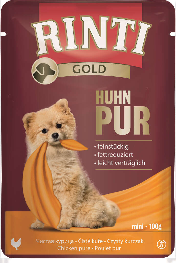 RINTI Hunde-Nassfutter Gold Huhn Pur